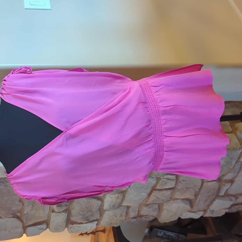 Banana Republic lightweight peplum blouse
